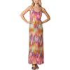 EFFEK Donna Effek Abito Lungo Fantasia Donna