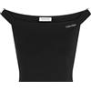 CALVIN KLEIN Donna Calvin Klein Top Logo Bardot Donna