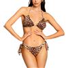 4GIVENESS BIKINI TRIANGOLO E SLIP LEOPARD DONNA