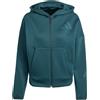 ADIDAS FELPA FULL ZIP CON CAPPUCCIO Z.N.E. DONNA
