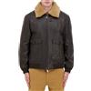 PEUTEREY GIACCA IN PELLE E JERSEY MURDO