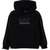 EA7 EMPORIO ARMANI FELPA CON CAPPUCCIO VISIBILITY BAMBINO