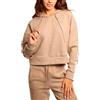 GUESS FELPA CAPPUCCIO EFFETTO MAGLIA MURIEL DONNA
