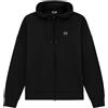 EA7 EMPORIO ARMANI FELPA FULL ZIP CON CAPPUCCIO VISIBILITY GARZATA