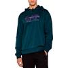 EA7 EMPORIO ARMANI FELPA CON CAPPUCCIO LOGO BARRED