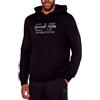 EA7 EMPORIO ARMANI FELPA CON CAPPUCCIO LOGO BARRED