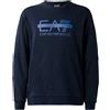 EA7 EMPORIO ARMANI FELPA GIROCOLLO BARRED