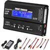 Haisito Caricabatterie Lipo 80W 6A Lipo Balancer per batteria Lipo/Li-Ion/Life (