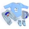 MAIHAO Reborn - Vestiti per bambola neonata da 17 a 22 pollici, accessorio per abbigliamento per bambola, 43 - 55 cm, motivo cucciolo