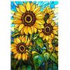Artinhand Grandi puzzle per adulti 300 pezzi girasoli in vetro colorato puzzle per adulti giocattoli regalo decorazione famiglia puzzle bambini