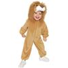 Seruna Costume da Leone, F57 taglia 8-9A (128-134cm) per bambini, gatto, animale selvatico, travestimento, costumi per ragazzi, ragazze, carnevale, costume in maschera, regalo