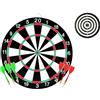 Generico Gioco Bersaglio Freccette con 6 Frecce in Acciaio Tiro al Bersaglio Double Face cm 36 Gioco Dardi Freccette tiro al Bersaglio Tabellone Tiro a Segno Bambini Adulti Gioco Freccette Professionale
