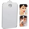 NONE Specchio acrilico antiappannamento Doccia Rasatura Specchio senza nebbia Bagno Accessori da viaggio per le donne Trucco Uomo Rasatura Strumenti da bagno