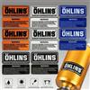 NONE 2 colori riflettenti OHLINS adesivi per sospensioni ammortizzatori decalcomanie per modifica bici moto adesivi per bici adesivi riflettenti