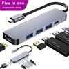 NONE Hub USB C a Dock di ricarica PD USB 3.0 2.0 tipo C compatibile HDMI 4K per MacBook iPad Pro Samsung Dex TV Proiettore Mouse