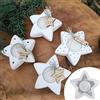 NONE Stampo in silicone portacandele a forma di stella 3D da 1 pezzo per artigianato in resina, cemento e gesso fai-da-te - portacandele decorativo a stella,