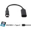 NONE Cavo di Ricarica Type-C per 3DS, Linea di Alimentazione per Console DSI 2DS New 3DS XL LL