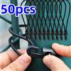 RONLOOL Corda elastica 5/10/50 pz con ganci, tenditore in gomma ad alta elasticità per teloni da campeggio, cinghie per bagagli, corda elastica