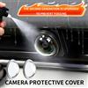 NONE 2 Pezzi Protezione per Lente Telecamera Auto, Copertura per Telecamera Posteriore 360° ° Protezione per fotocamera antigraffio, impermeabile e antipolvere