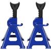 NONE 2x Supporti per Assali da 3 Tonnellate, Cavalletti di Sollevamento per Auto e Roulotte, Martinetti da Pavimento Resistenti