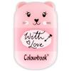 Colourbook Temperamatite 3 in 1 con Gomma e Contenitore Trucioli, Design Gatto Rosa con Love, Mini Temperino Compatto per Scuola, 4x1,5x1,5 cm (Gattino)