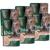 Virtus Cat Natural Busta Multipack 6X70G TONNO CON SALMONE