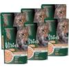 Virtus Cat Natural Busta Multipack 6X70G SALMONE