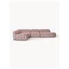 Westwing Collection Divano angolare componibile XL a righe con chaise longue Wolke