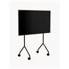 Pedestal Mobile TV con ruote Moon Light