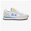SUN68 Scarpe Sneakers Sun68 Tom in nylon e suede da Uomo rif. Z36101, Bianco