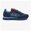SUN68 Scarpe Sneakers Sun68 Tom in nylon e suede da Uomo rif. Z36101, Blu