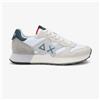 SUN68 Scarpe Sneakers Sun68 Jaki 2.0 Solid in nylon e suede da Uomo rif. Z36115, Bianco