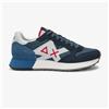 SUN68 Scarpe Sneakers Sun68 Jaki 2.0 Solid in nylon e suede da Uomo rif. Z36115, Navy