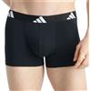 Adidas Boxer slip Adidas 2 pezzi Active Flex Cotton da uomo rif. JK7012, Nero