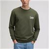 Lee Maglia Felpa Lee con logo da uomo rif. 112376437, Verde
