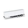 herpa 076494-002 Telaio per Container da 40' Krone con 2 Container da 20', Veicoli in Miniatura