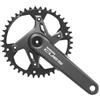 Shimano CUES FC-U6000 - Guarnitura 1 x 9/10/11, 170 mm, colore: Nero