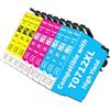 Tinnee Cartucce T0715 Multipack Compatibile con Epson T0712 T0713 T0714 per Epson Stylus SX100 SX110 SX200 SX210 SX215 SX218 SX400 SX405 SX410 SX510w DX4000 DX4400 DX7400 DX8400 DX9400F BX300F