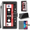 KENHONER Custodia per Samsung Galaxy A20e, nastro | Portafoglio Pelle PU, Magnetica, Resistente Agli Urti, Scomparto Carte Credito, Pieghevole, Flip Libro, Motivo