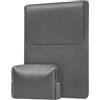 AOOSU Pollici Custodia Laptop, 15/16 Pollici Laptop Sleeve, Sottile, con Supporto Regolabile e Piccola Borsa per Trasporto, Compatibile con Adatta Laptops Notebook, HP, Acer, Asus (Grigio)