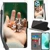 PHINIENLAND Cover per Honor 400 Lite / X70i PU Pelle Custodia Flip Gatto
