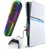 Sehawei PS5 Pro/Slim Console Hub USB2.0 4 porte Hub di espansione multiporta ad alta velocità Trasferimento dati Hub USB C a Ricarica rapida per PS5 slim Digital/UHD Edition, Non per PS5 2020