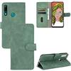 Generico Custodia compatibile con Huawei P Smart Z (6.59) STK-LX1 STK-LX2 / Y9 Prime (2019)/ Y9 2019 COVER STAND flip LIBRO gel tpu protezione antiurto case matte PORTAFOGLIO magnetica porta carte card Verde
