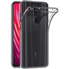 REY - Pack 3X Cover in Gel TPU Trasparente per XIAOMI REDMI Note 8 PRO, Ultra Sottile 0,33 mm, Morbido Flessibile, Custodia Silicone