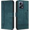 Bravoday Cover per Xiaomi Redmi Note 12 Pro+ 5G / Note 12 Pro Plus 5G, Flip Custodia in Pelle PU con Slot per Schede, Portafoglio Custodia per Xiaomi Redmi Note 12 Pro+ 5G / Note 12 Pro Plus 5G, Verde