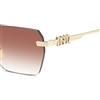 Dsquared2 D2 0102/S J5G/17 Gold - Rettangolare Rimless con Lente Rosé
