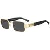 Dsquared2 D2 0188/S 807/08 Black - Rettangolare Luxury con Dettaglio Logo