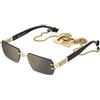 Dsquared2 D2 0189/S/SE 000/JO Rose Gold - Rimless Icon con Catena