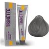 Trinette Professional Grigio Argento Crema Colorante Permanente 100 ml - Toni Grigi Moderni, Effetto Fumo e Argento, Alta Copertura, Lunga Durata