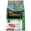 Bravery Gatto Adult Pollo Sterilizzato - Crocchette, 2 kg